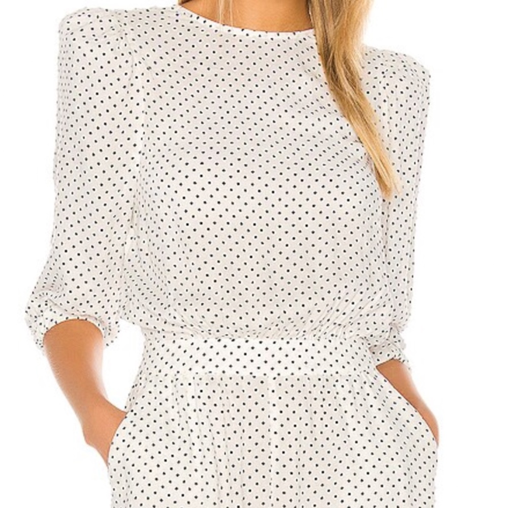 Balloon Sleeve Romper